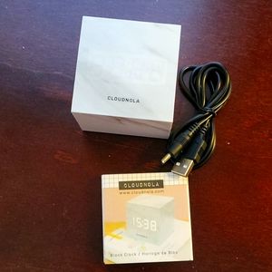 NWT Cloudnola Block Clock